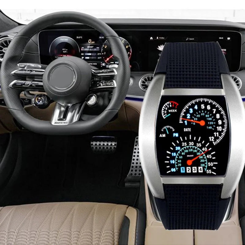 Digital LED Fashion Watch – Unisex & Customizable