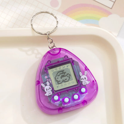 12 Color Virtual Pet Game Console – 168 Pets, Keychain Size