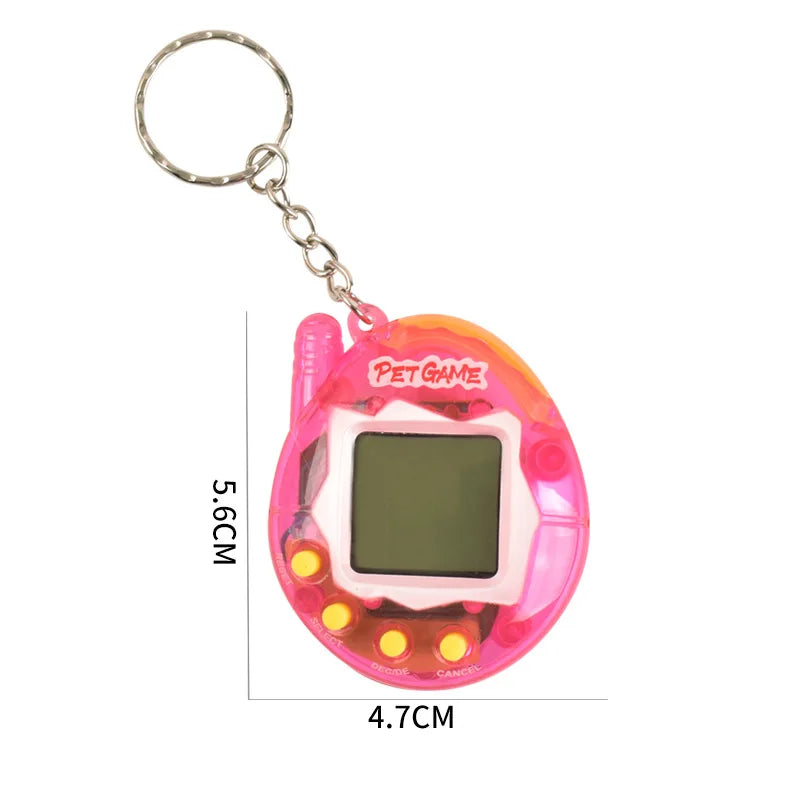 Virtual Pet Game Console – 168 Pets, Keychain Size