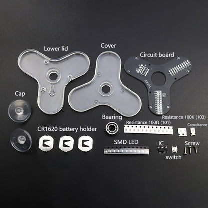 DIY LED Fingertip Gyro Kit – Electronic Circuit Module