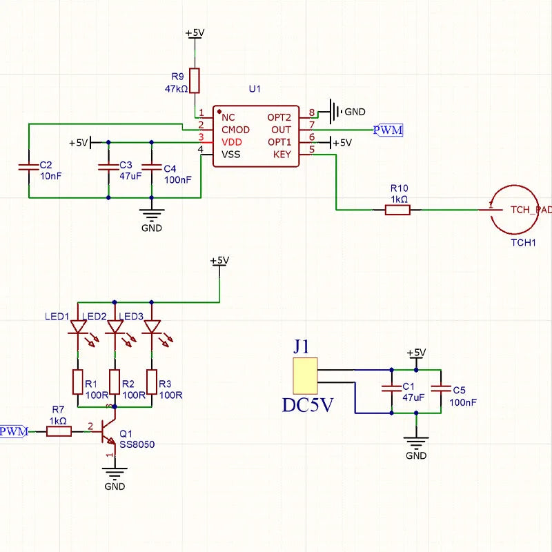 DIY Soldering Kit – Touch Stepless Dimming Light