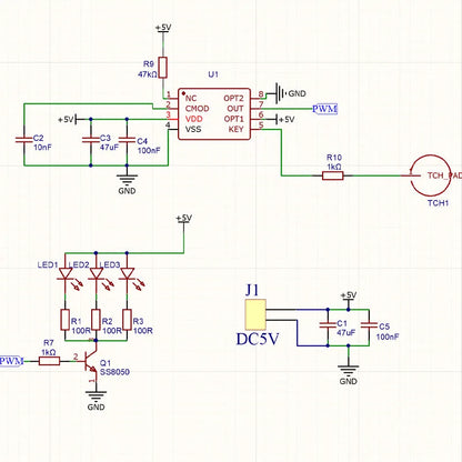 DIY Soldering Kit – Touch Stepless Dimming Light