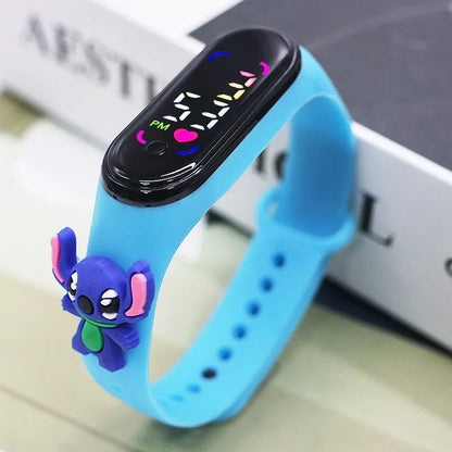Stitch Color Children's Digital Watch – Color Screen Cartoon Design