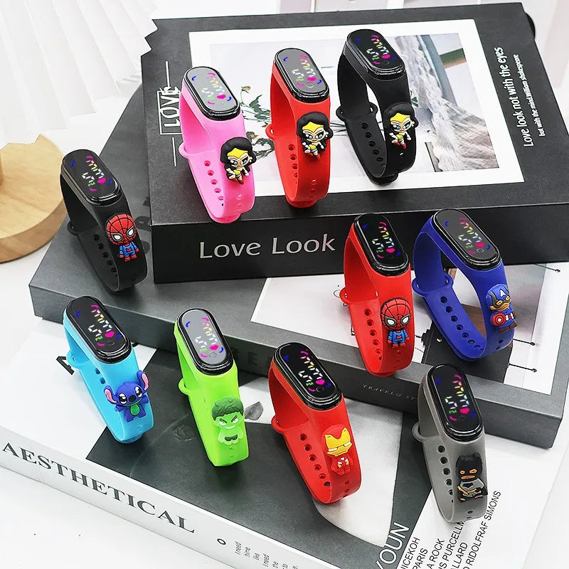 Children's Digital Watch – Color Screen Cartoon Design