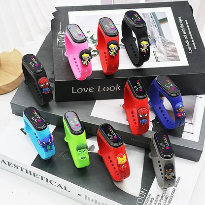 Children's Digital Watch – Color Screen Cartoon Design