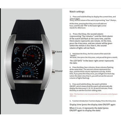 Digital LED Fashion Watch – Unisex & Customizable