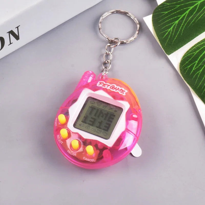 1 Color Virtual Pet Game Console – 168 Pets, Keychain Size
