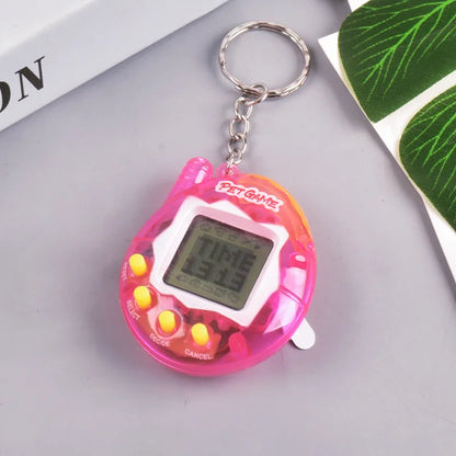 1 Color Virtual Pet Game Console – 168 Pets, Keychain Size