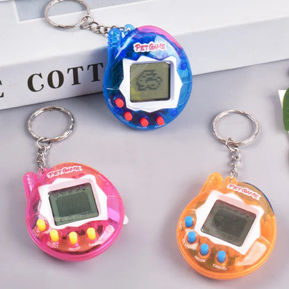 Virtual Pet Game Console – 168 Pets, Keychain Size