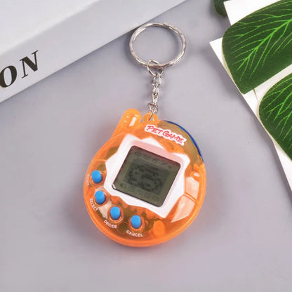 2 Color Virtual Pet Game Console – 168 Pets, Keychain Size