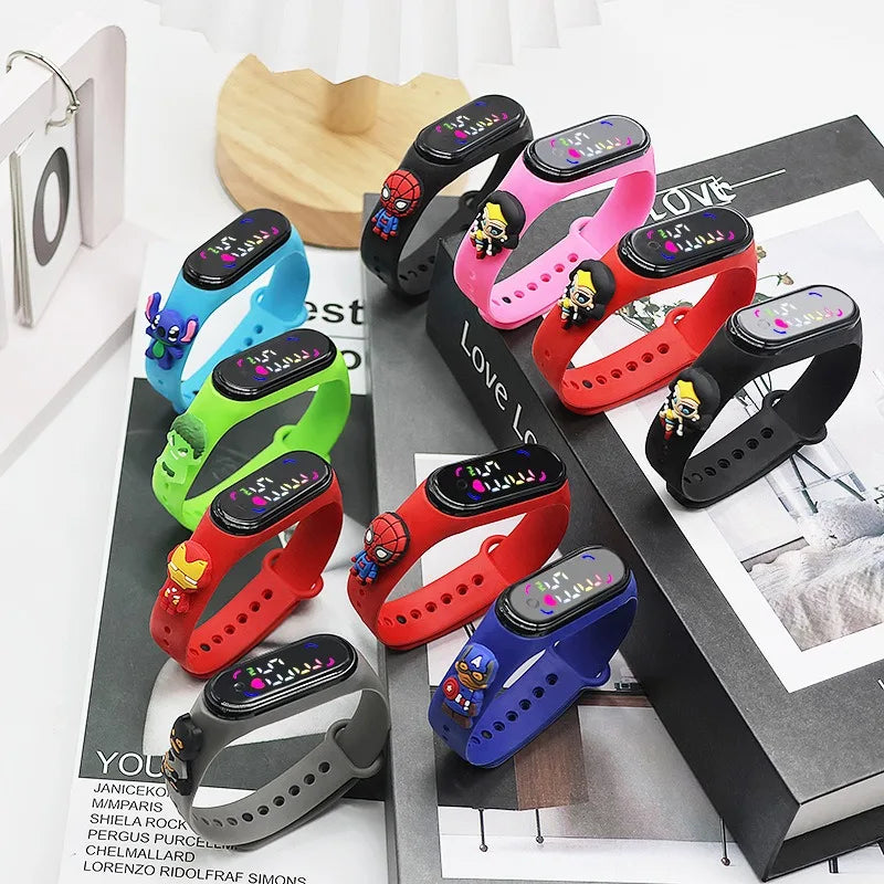 Children's Digital Watch – Color Screen Cartoon Design