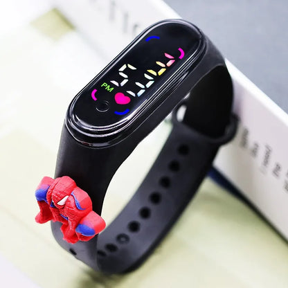 man 2 Color Children's Digital Watch – Color Screen Cartoon Design