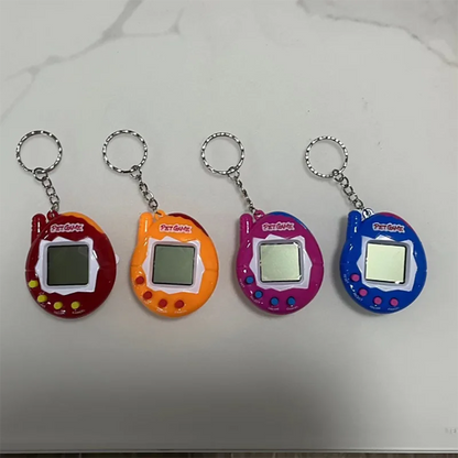 Virtual Pet Game Console – 168 Pets, Keychain Size